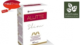 ALUTTE SLIM: notievēšanai un apetītes mazināšanai (60 kapsulas)