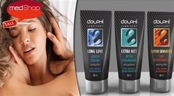 Комплект лубрикантов Dolphi - 3x SUPER SENSITIVE или 3x LONG LOVE