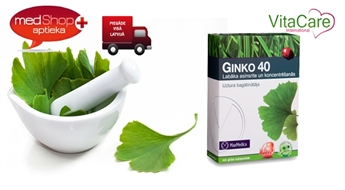 Ginko 40 для улучшения памяти и кровообращения