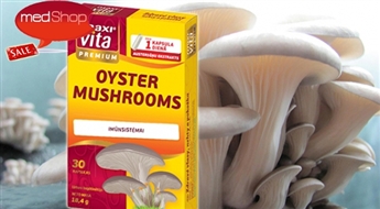 MaxiVita Premium: Oyster Mushroom  (30 капсулас) для укрепления иммунитета