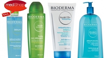 BIODERMA matu, sejas un ķermeņa ādas kopšanas līdzekļi