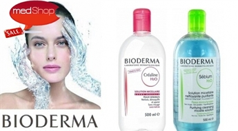 BIODERMA micelārais ūdens dažādiem ādas tipiem un kosmētikas noņemšanai (500 ml)