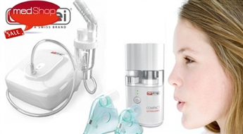 Kompaktais inhalators Dr. Frei Turbo 100 vai ultraskaņas inhalators Compact