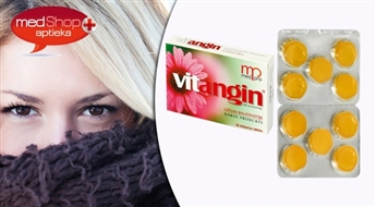 Воспаление горла и кашель? Пастилы VITANGIN с витамином C поможет!