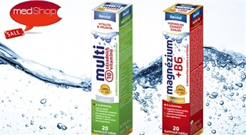 VITAR:  Revital® Магний + B6 или Мультивитамины (20 пенящихся таблеток)