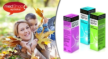 Аэрозоли Stopspray и LoroSpray поможет при воспаления горла