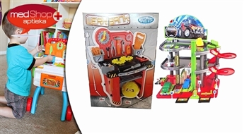 MOCHTOYS: Darbnīca vai auto stāvvietas līdz 47%