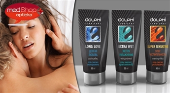 Комплект лубрикантов Dolphi - 3x SUPER SENSITIVE или 3x LONG LOVE