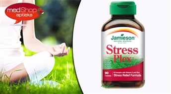 Jamieson Stress Plex - pret stresa vitamīnu komplekss B vitamīnu komplekss ar C vitamīnu un cinku