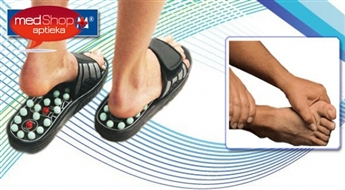 Лечебные массажные тапочки FootReflex  для укрепления иммунитета