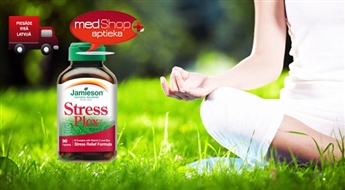 Jamieson Stress Plex - pret stresa vitamīnu komplekss B vitamīnu komplekss ar C vitamīnu un cinku