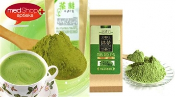 Matcha zaļās tējas pulveris! Tavai veselībai, skaistumam un kārumiem!