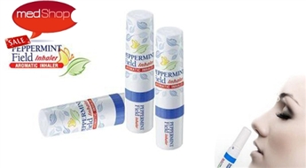 Homeopātiskais inhalācijas zīmulis  PEPPERMINT FIELD - efektīvs līdzeklis iesnu un saaukstēšanās ārstēšanai