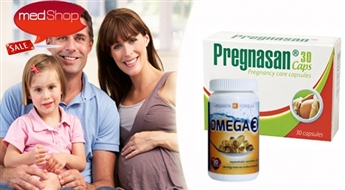 Концентрированный рыбий жир в капсулах Omega 3 или Pregnasan - комплекс витаминов для будущих мам