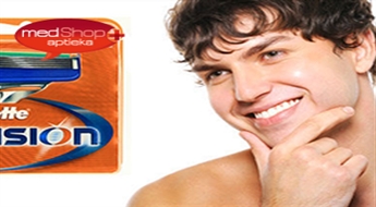 Visdrošākā un gludākā skūšanās ar Gillette Fusion! 4 skūšanās kasešu komplekts