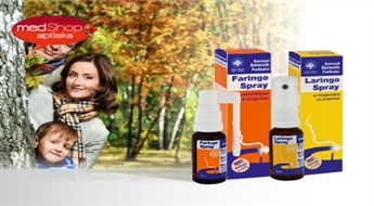 №1  в Латвии в борьбе с болью в горле! Faringospray и Laringospray устраняет боль быстро и эффективно.