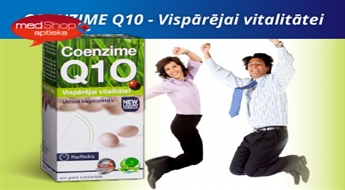 Coenzime Q10 - saglabā jaunību un stiprina imunitāti.