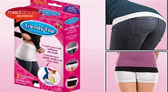 2 Trendy Top figūru slaidinošie un maskējošie topiņu pagarinātāji