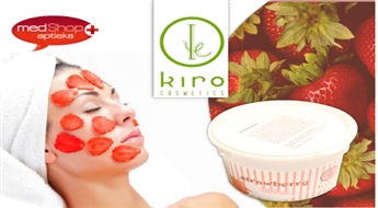 KIRO SPA sejas un ķermeņa skrubis Zemene 400ml
