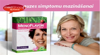 Menoflavon - menopauzes simptomu mazināšanai.
