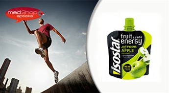 Энергетический гель Isostar Actifood Apple для активной тренировки