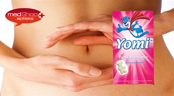 YOMI Probiotic - palīdz atjaunot un uzturēt zarnu mikrofloru, kā arī uzlabo imunitāti