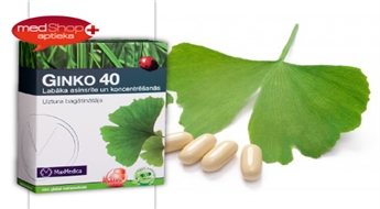 Ginko 40 для улучшения памяти и кровообращения