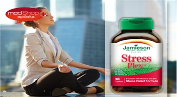 Saglabā mieru un sasniedz augstus rezultātus arī stresa situācijās ar Jamieson StressPlex vitamīnu kompleksu