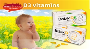 Витамин D3 для младенцев и детей Bobik D