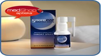 Оральный спрей от храпа Snoreeze - уникальное средство для борьбы с ежедневным храпом.