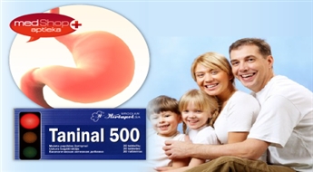 При расстройствах пищеварения Taninal 500 поможет!