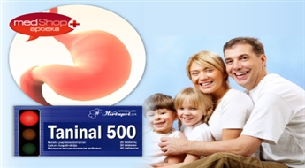 Gremošanas traucējumu mazināšanai: Taninal 500