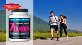 7 DAYS: ideāli sabalansēts vitamīnu un minerālvielu komplekss katrai aktīvai dienai!