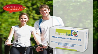 Greenice Magnesium+Vitamin B6 для костей, мышц, работы сердца и нервной системы