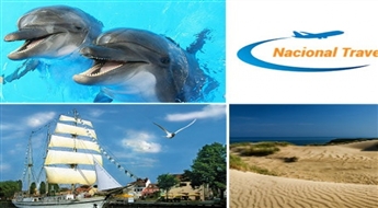 Lietuva: no 12.08.17-2 dienu ceļojums uz Nidu-Delfināriju-Klaipēdu-Palangu!