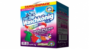 Der Waschkönig CG Color veļas pulveris 4.875.kg krāsainiem audumiem