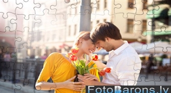 Viņai patiks un viņš būs sajūsmā! Pārsteidz mīļoto, draugus vai radiniekus ar fotopuzli. Tagad – 50% atlaide!