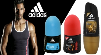 ДОСТАВКА ПО ВСЕЙ ЛАТВИИ! Мужской роликовый дезодорант-антиперспирант Adidas на Ваш выбор! Свежесть на весь день!