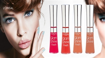 ЭКСТРА ПРЕДЛОЖЕНИЕ! Блеск для губ „Glam Shine Fresh”  от L oreal всего за 1.90 EUR!