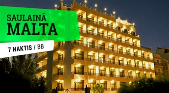 Гостиница Sunflower Hotel 3*(BB) + Перелет + Трансфер, 7 ночей! Отдохните на солнечном острове Мальта!
