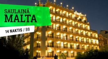 Гостиница Sunflower Hotel 3*(BB) + Перелет + Трансфер, 14 ночей! Отдохните на солнечном острове Мальта!