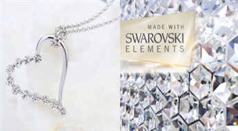 Яркий и красивый кулон с кристаллами SWAROVSKI + цепочка!