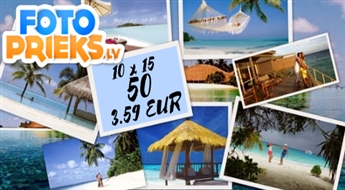 50, 100, 200 vai 300 fotogrāfiju izdruka 10x15 cm izmērā uz matēta vai glancēta papīra!