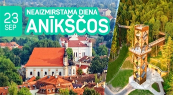 Neaizmirstama diena Anīkščos! Pastaiga koku galotnēs, zirgu muzejs, šaursliežu dzelzceļa muzejs!