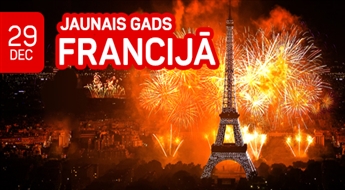 Jaunais gads Francijā! 8 dienas! Braunšveiga - Amsterdama - Parīze - Berlīne!