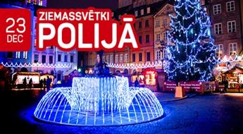 Polijas pērles Ziemassvētku rotā! 4 dienas! Galvaspilsēta Varšava - katoļu svētnīca Jasna Gora - senā karaļu pilsēta Krakova - Tatru kalnu kūrorta pērle Zakopane!
