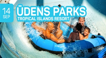 Atpūta 'Tropical Island' Vācijā! 3 dienas! Tā ir īsta tropu paradīze Brandenburgas meža ielokā. Jūs sagaida svelmaina vasara, balta smilšu pludmale, okeāna ūdens brāzmas un palmu lapu šalkoņa.