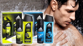 Vīriešu Adidas dāvanu komplekts pēc Jūsu izvēles. Iepriecini savu vīrieti ar patīkamu dāvanu!