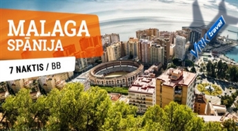 Spānijas Malaga! Lidojums + transfers + viesnīca Royal Costa Hotel 3*! 8 dienas!