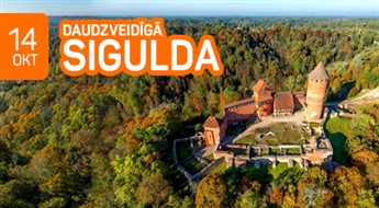 Daudzveidīgā Sigulda! Pavadiet savu dienu Latvijas rudens galvaspilsētā!